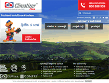 Tablet Screenshot of climatizer.cz